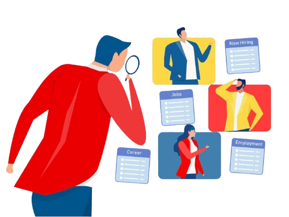 Job search illustration